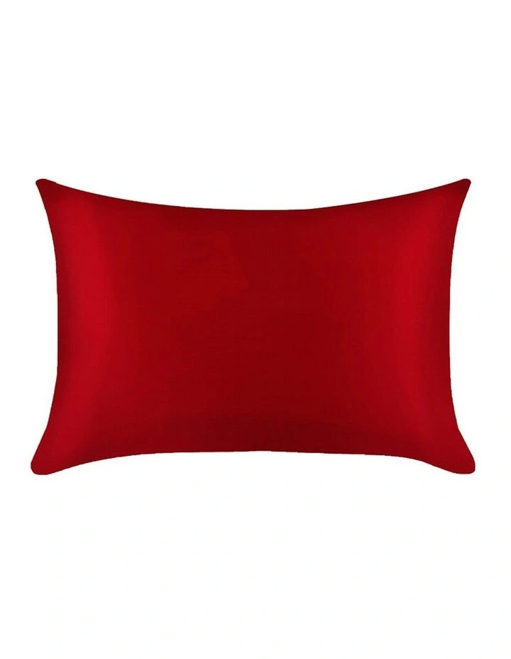 Pillow Case Eye Mask Set in Burgundy