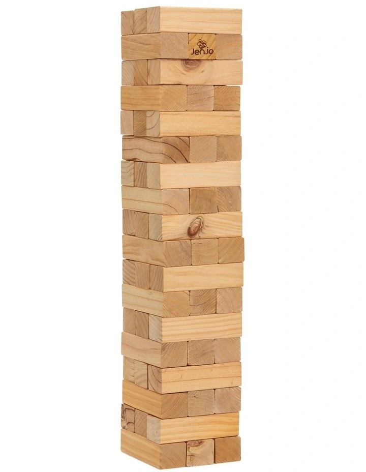54 Piece Giant Outdoor Wooden Block Game 91cm