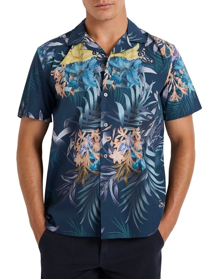 Kula Shirt in Navy Multi