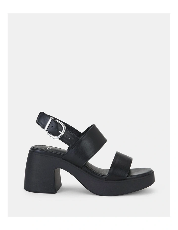 Umae Strappy Heels in Black