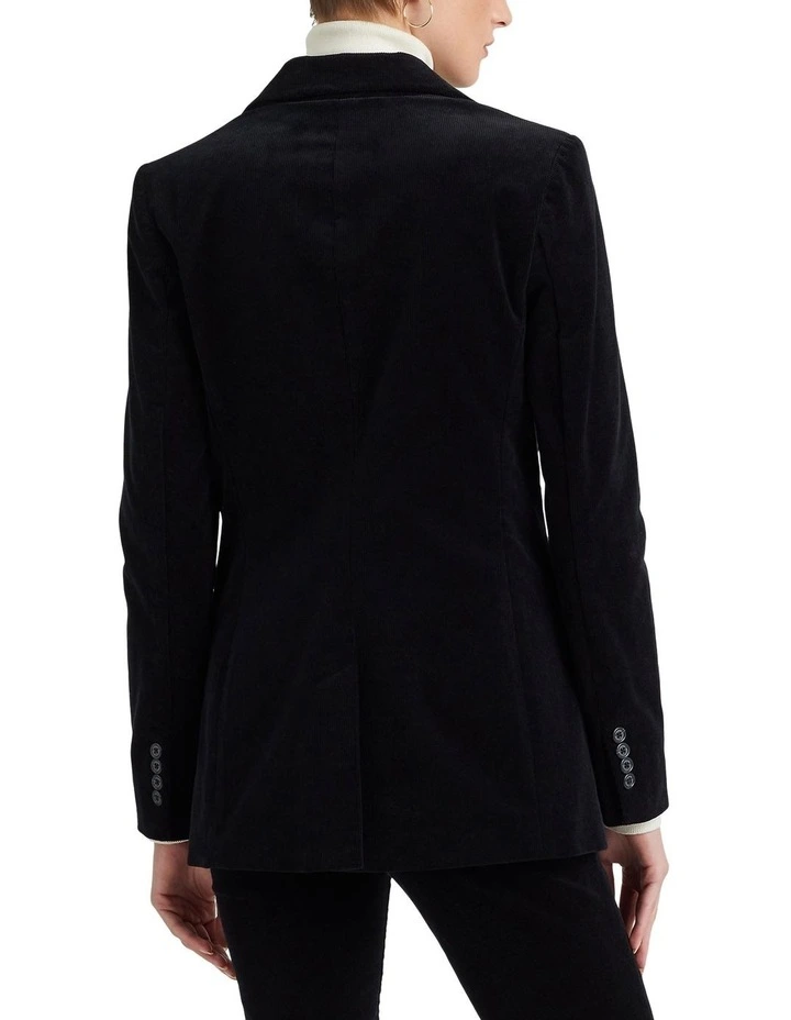 Bullion Corduroy Blazer in Black