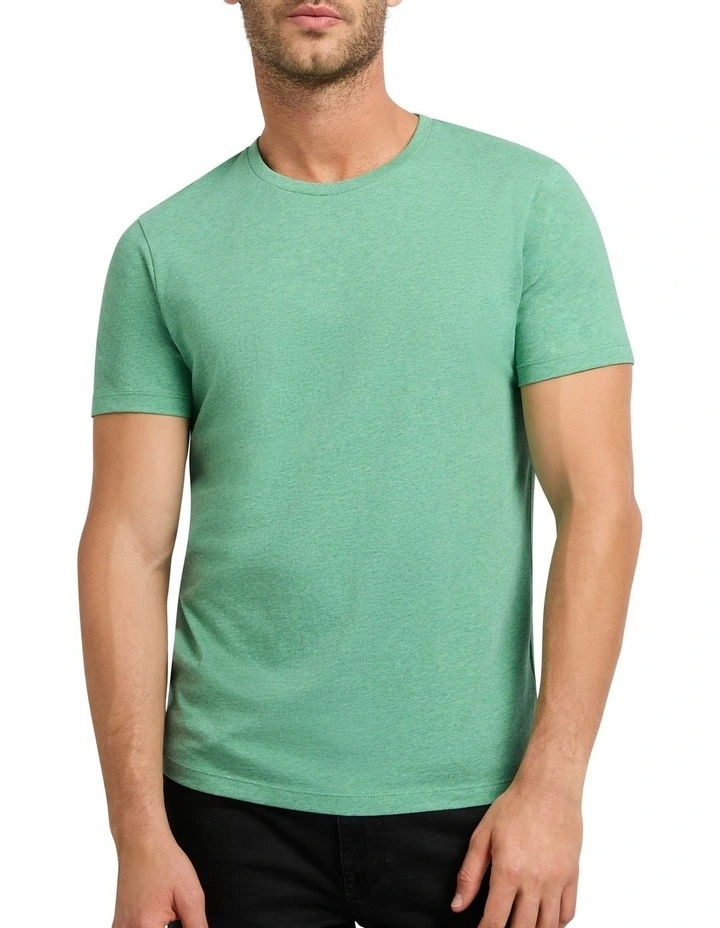 Brando Crew Neck T-shirt in Mint Marle