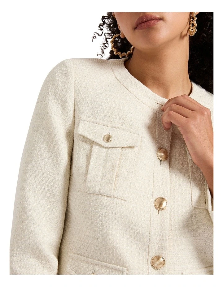 Bound To You Jacket in Cream