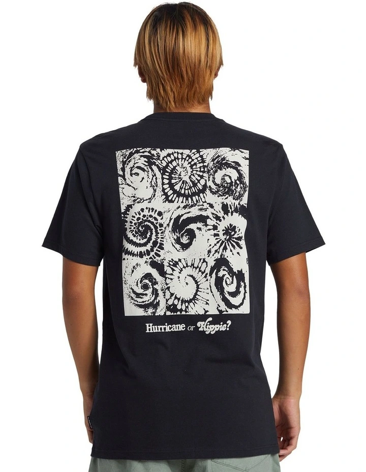 Hurricane or Hippie T-shirt in Black