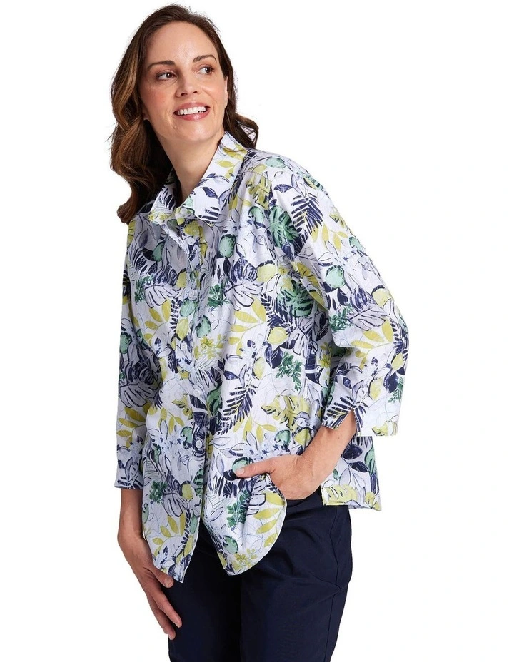 Lumia 3/4 Sleeve Shirt in Acidic