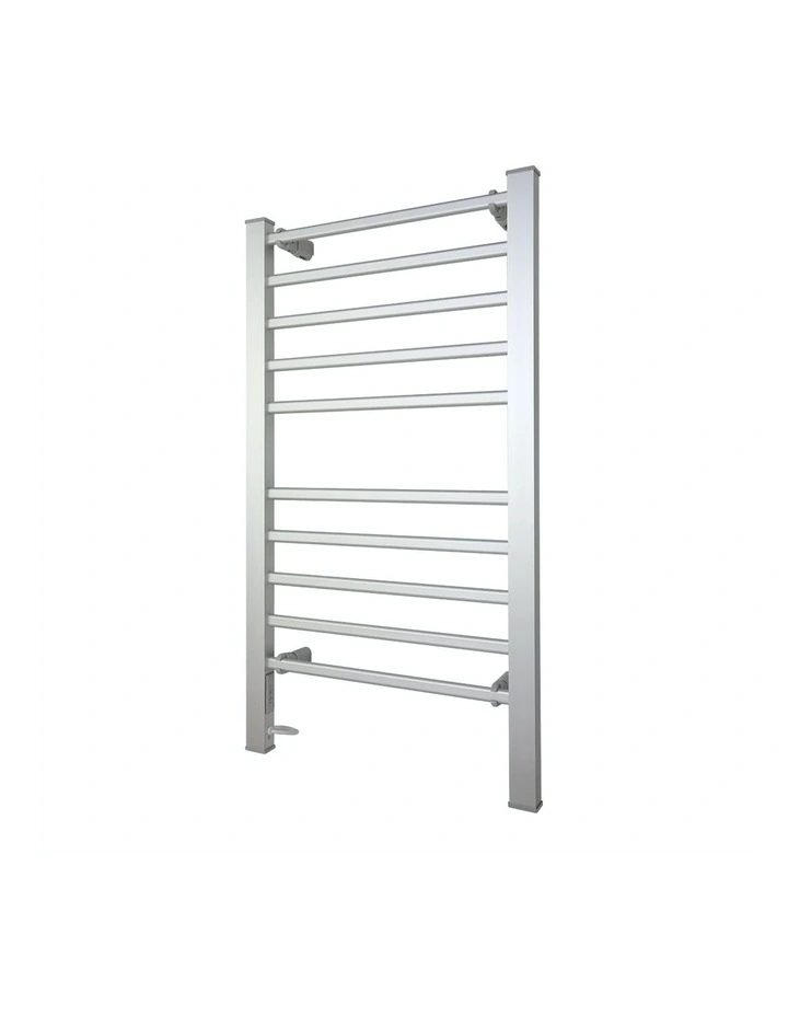 Heated Towel Rack With Timer 160 Watts Silver