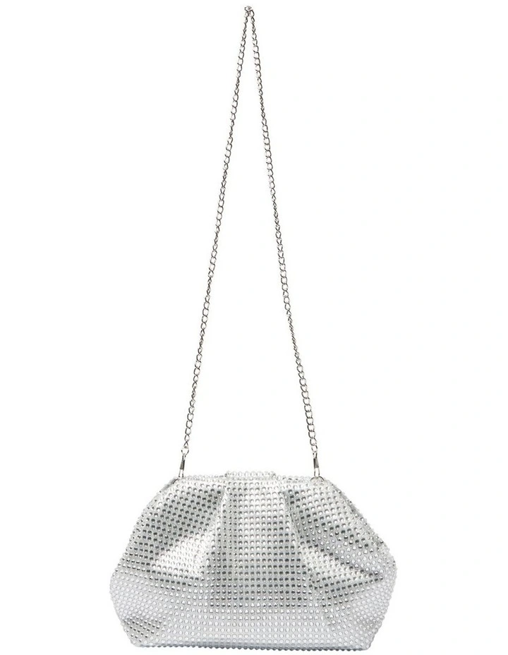 Indulge Bag in True Silver Crystal