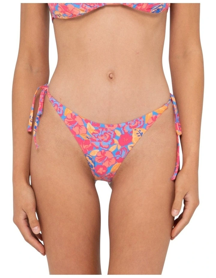 Rio Brazilian Side Tie Bikini Pant in Red