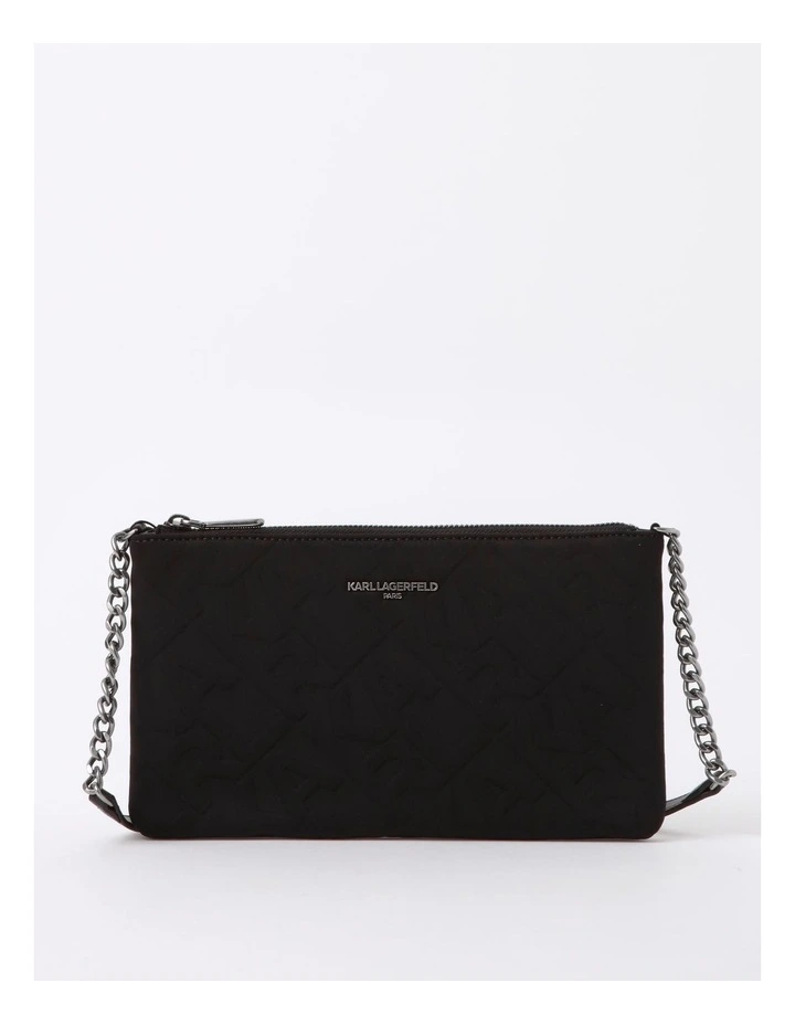 Karolina Neoprene Crossbody in Black
