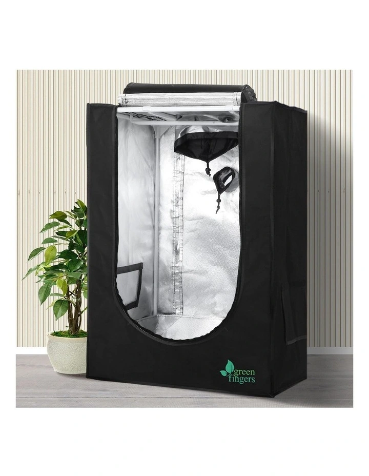 Hydroponics Grow Tent Kits 60x60x90cm in Black
