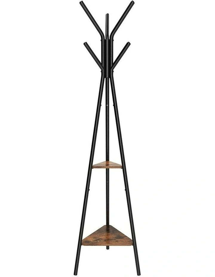 Coat Rack Stand 179cm in Vintage Black