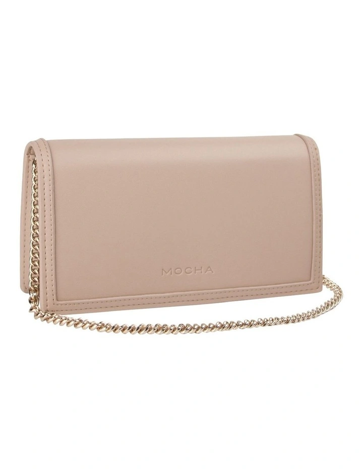 Emma Chain Crossbody Bag in Nude