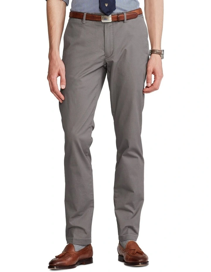 Stretch Slim Fit Chino Pant Grey
