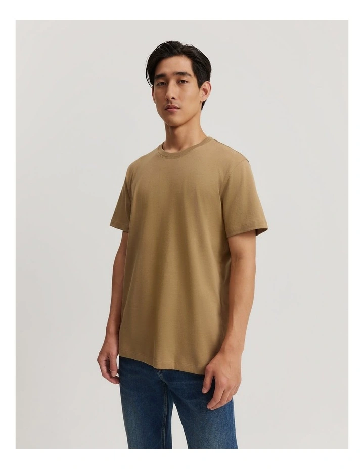 Australian Made T-shirt in Walnut