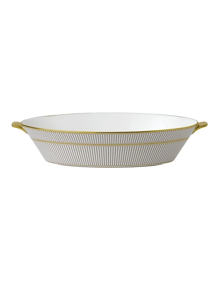 Anthemion 1.3L Oval Bowl Grey