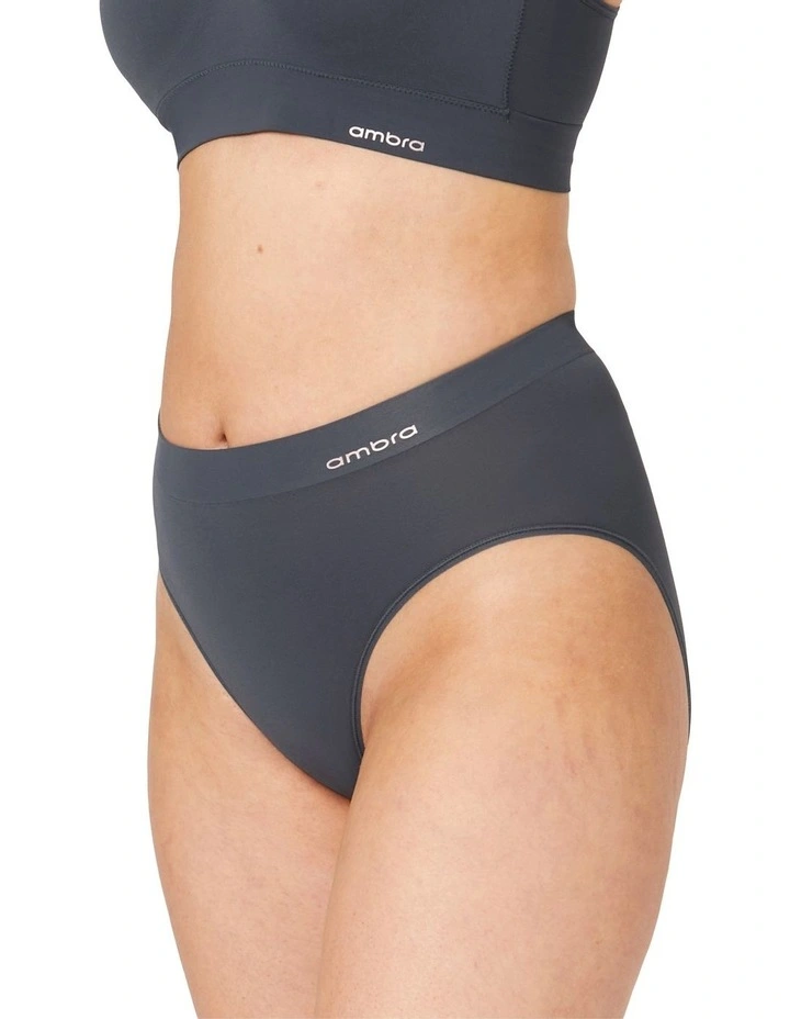 Bondi Bare Hi Cut Brief in Blue