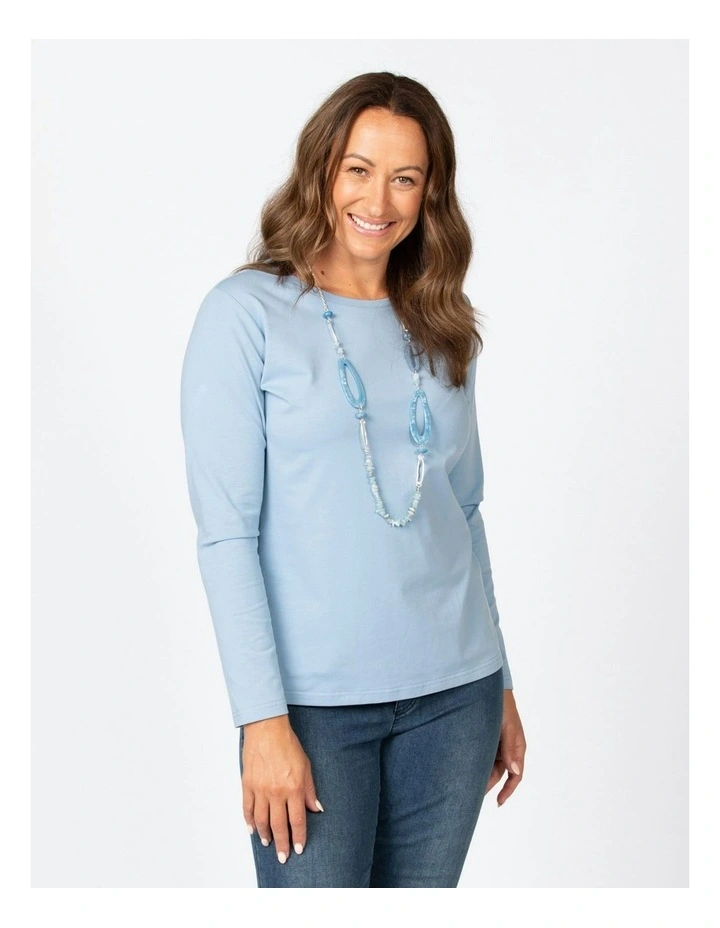 Camp Classic Long Sleeve Tee in Blue