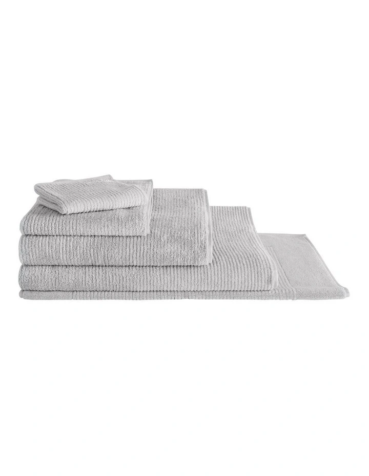 Living Textures Towel Range in Silver