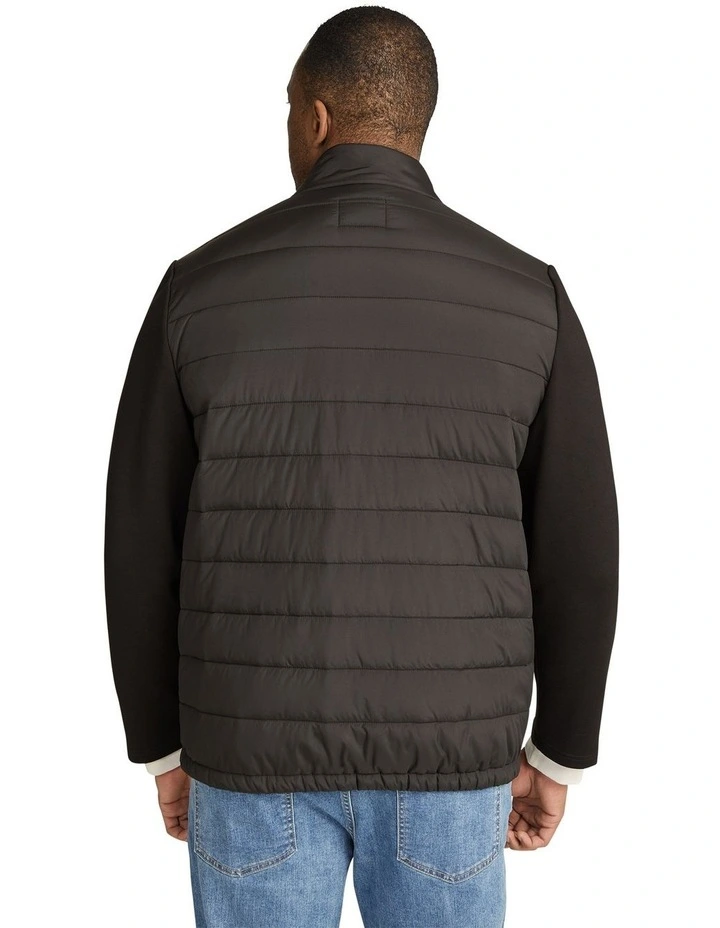 Milan Puffer Jacket in Black