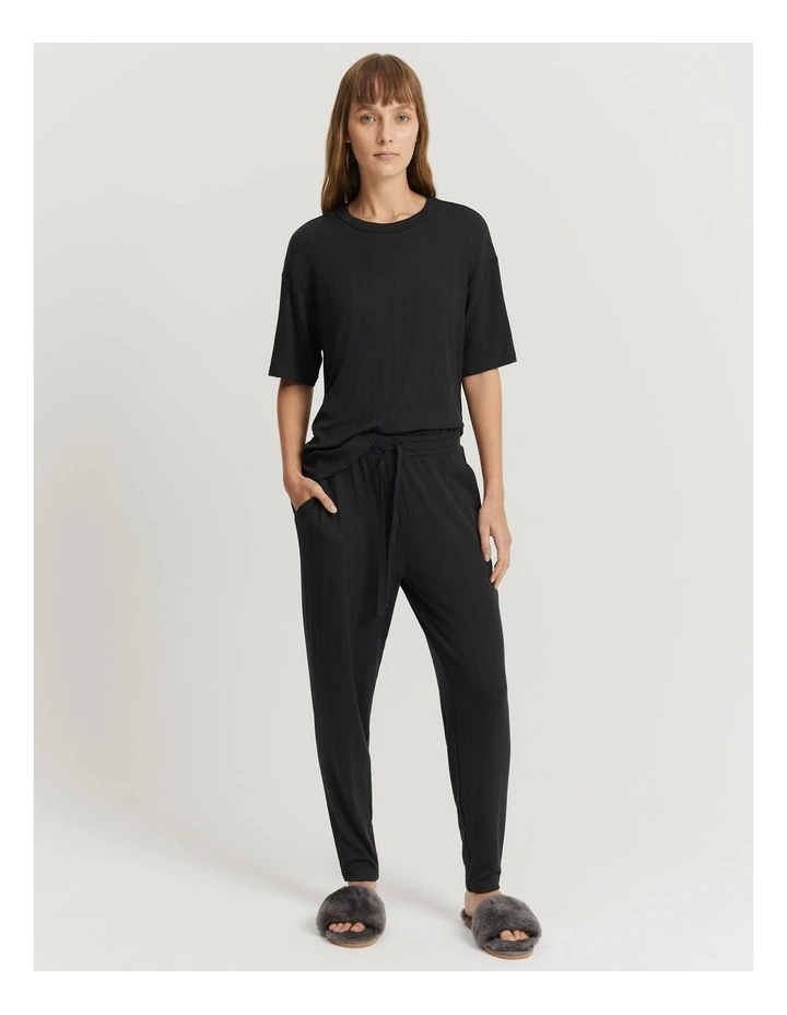 Pyjama Pant in Black