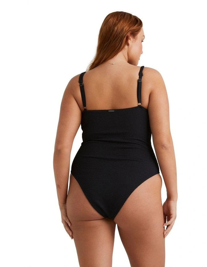 Summer High Chloe One Piece in Black Sands