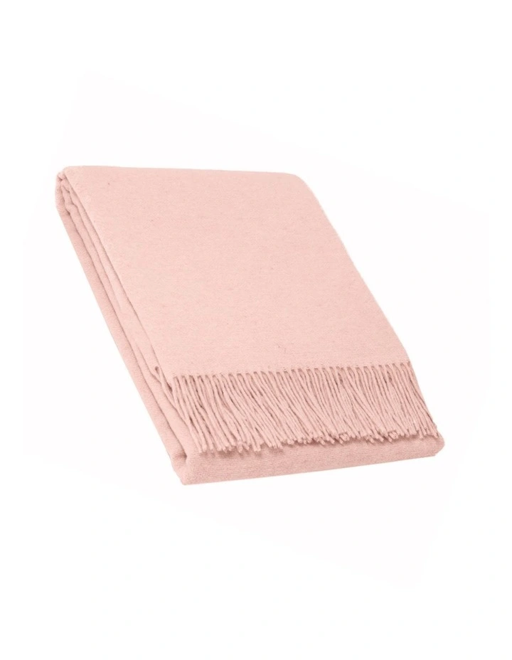 Oxford Throw in Blush