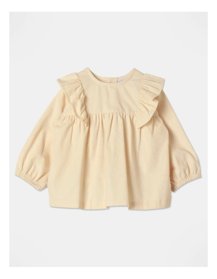 Baby Cord Top in Cream