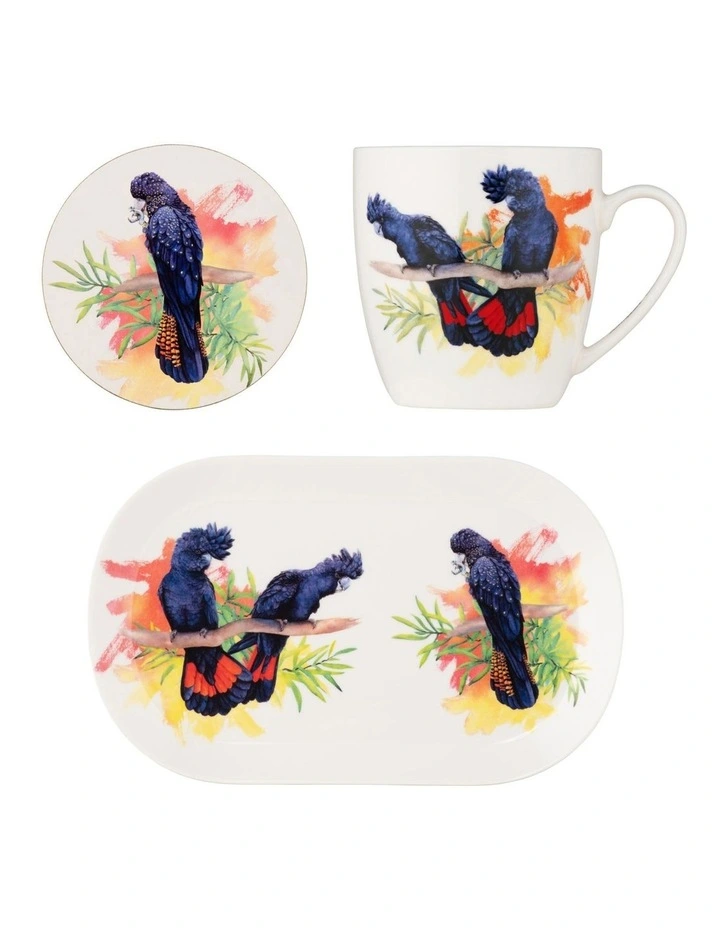 Katherine Castle Bird Life Cockatoo Gift Set in Mixed Colours