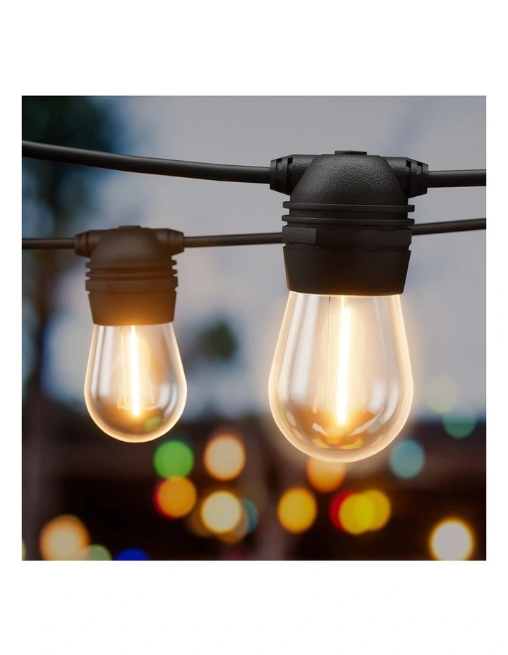 Solar Festoon Lights Outdoor LED 41m String Light Christmas Party Decorations