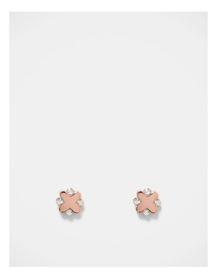 Supermicra Halo Stud Earrings in Black