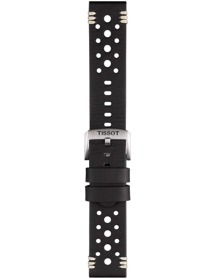 Official Leather 22mm Watch Strap in Black