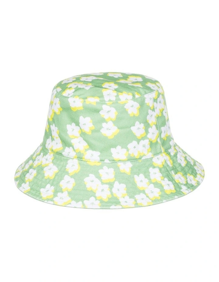 Jasmine Paradise Bucket Hat in Quiet Green Floral Delight