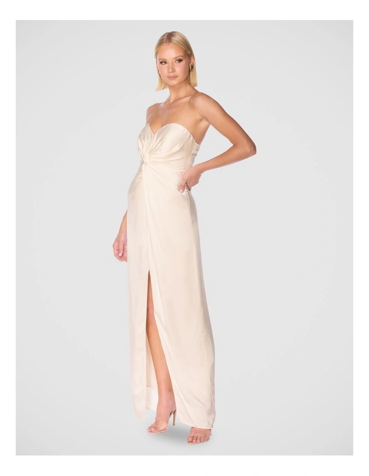 Imogen Strapless Dress in Ivory