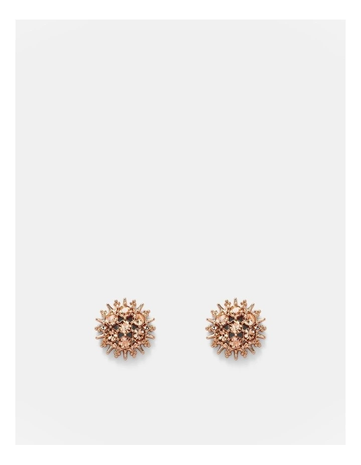 Raze Stud Earrings in Rose Gold