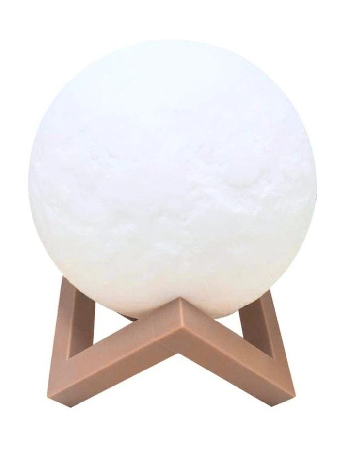 3D Magical USB LED Moon Lamp 15cm in White