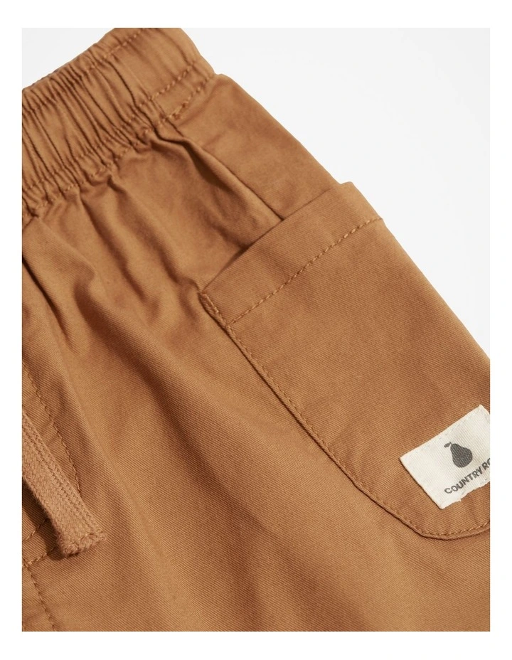 Woven Pocket Pant in Acorn