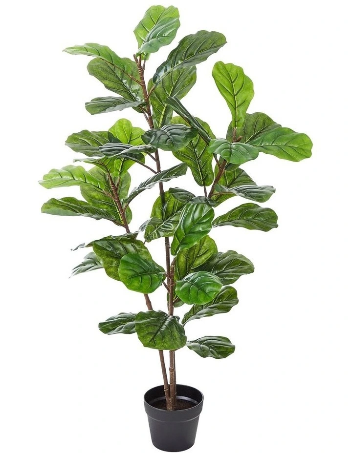 Tall Fiddle Leaf Artificial Plant 120cm in Green