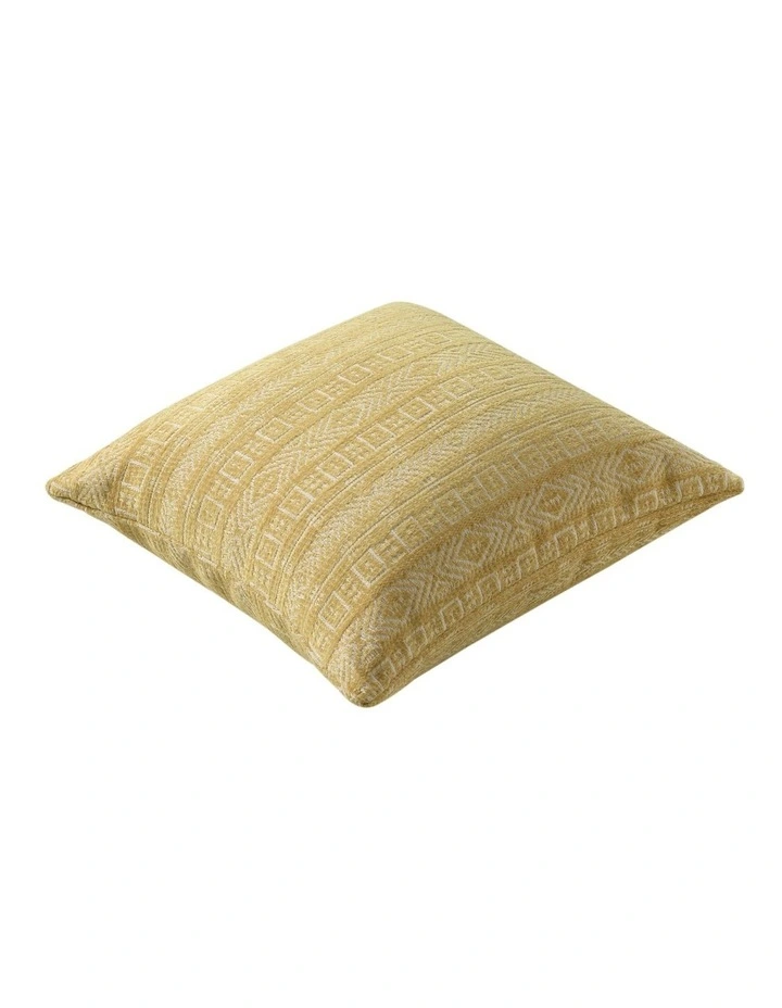 Antalya Chenille Cushion 45x45cm in Ochre