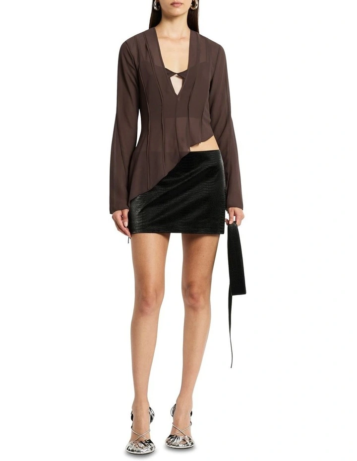 Polaris Top in Chocolate