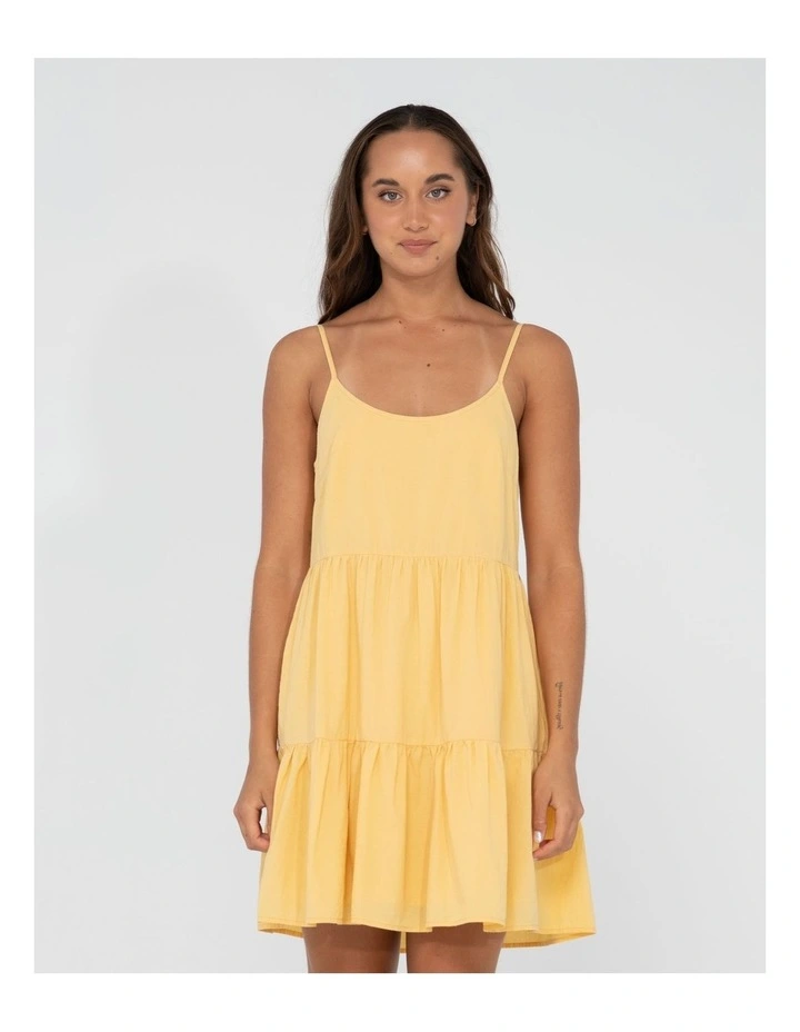 Heather Slip Dress in Yellow