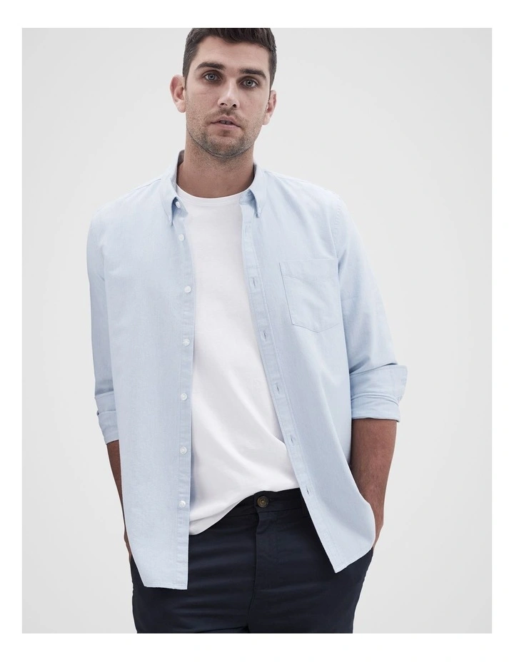 Oxford Regular Fit Shirt in Blue