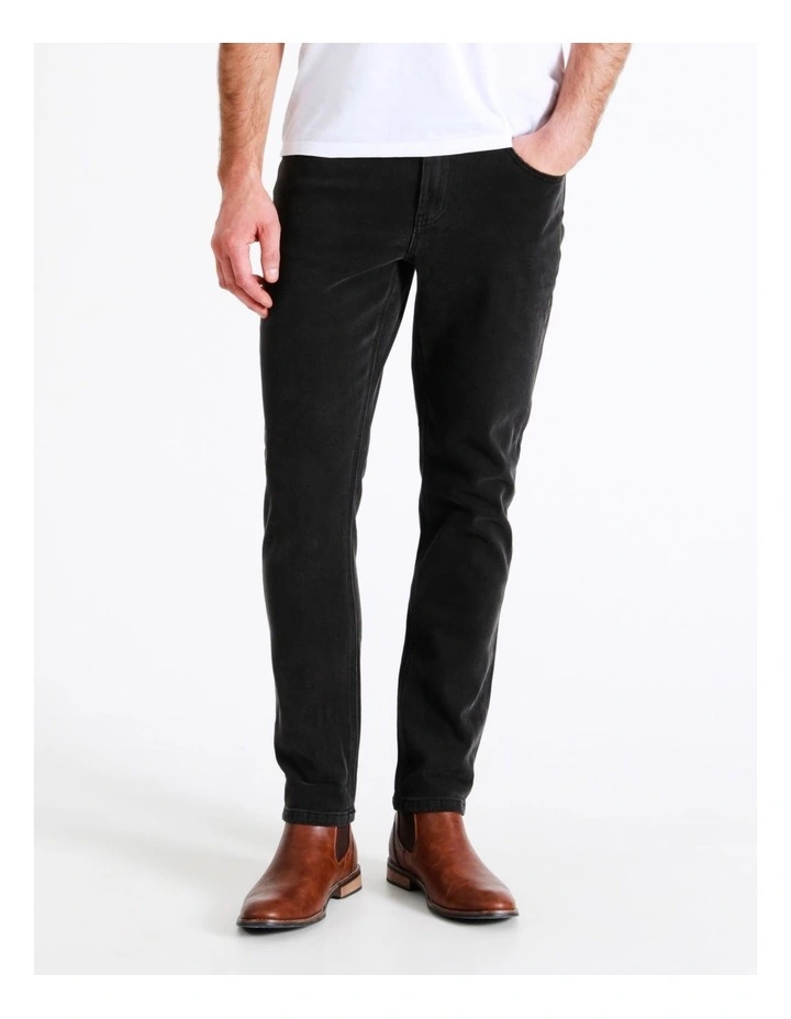 Kristian Slim Tapered Jean Black