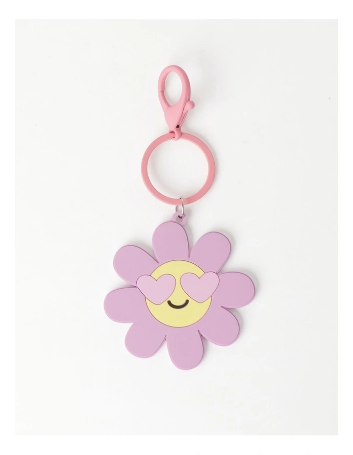 Daisy Icon Keyring in Multi