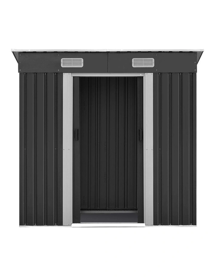 Outdoor Garden Shed 1.94x1.21M Grey