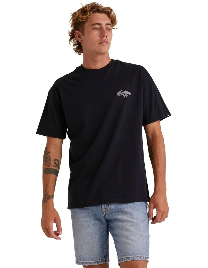 Tuned Up Oversized T-shirt in Black