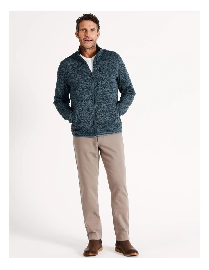 Ribble Valley Fleece Sweat in Smoke Blue