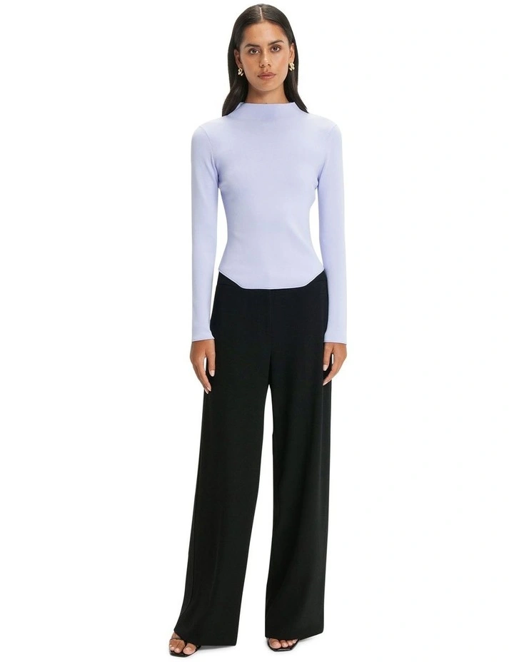 Corset Hem Knit in Lilac