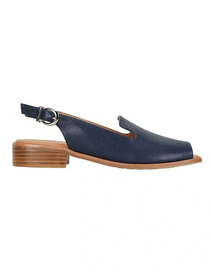 Delaney Sandals in Navy Leather