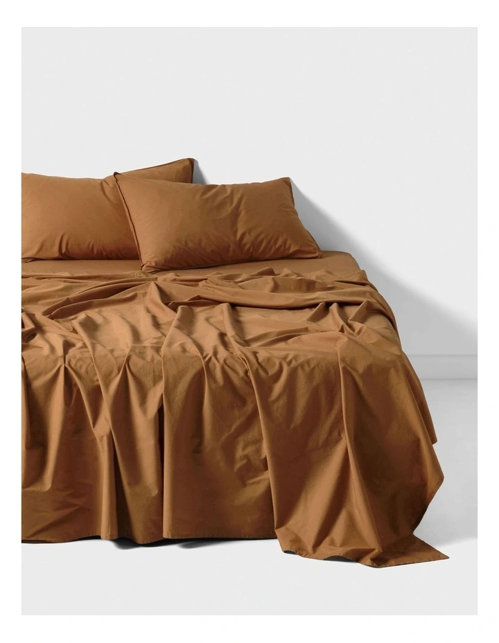 Terra Organic Cotton Sheet Set in Cinnamon