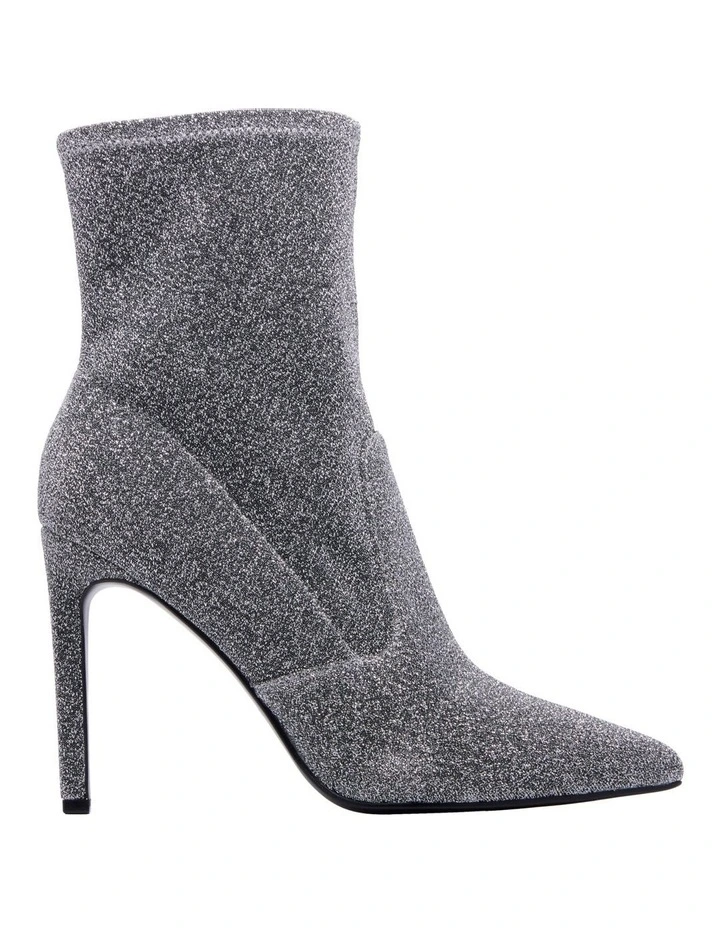 Teoy Heeled Ankle Boot in Grey